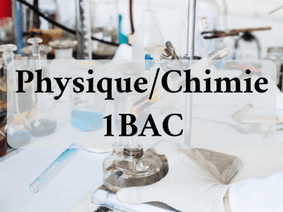 Physique et Chimie – 1èr BAC BIOF