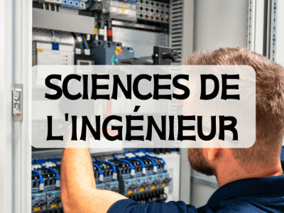 Sciences de l’ingénieur – 1èr BAC STE