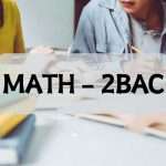 Mathématiques – 2ème BAC SMA/SMB