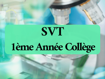 Sciences de la Vie et de la Terre – 1ère Année Collège