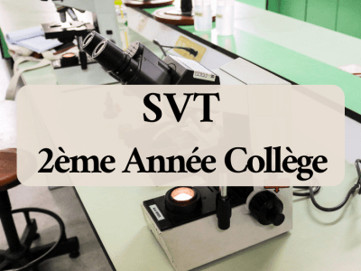 Sciences de la Vie et de la Terre – 2ème Année Collège