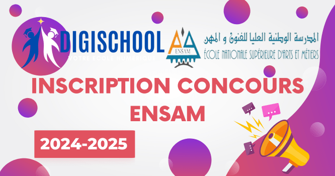 Inscription Concours ENSAM 2024-2025